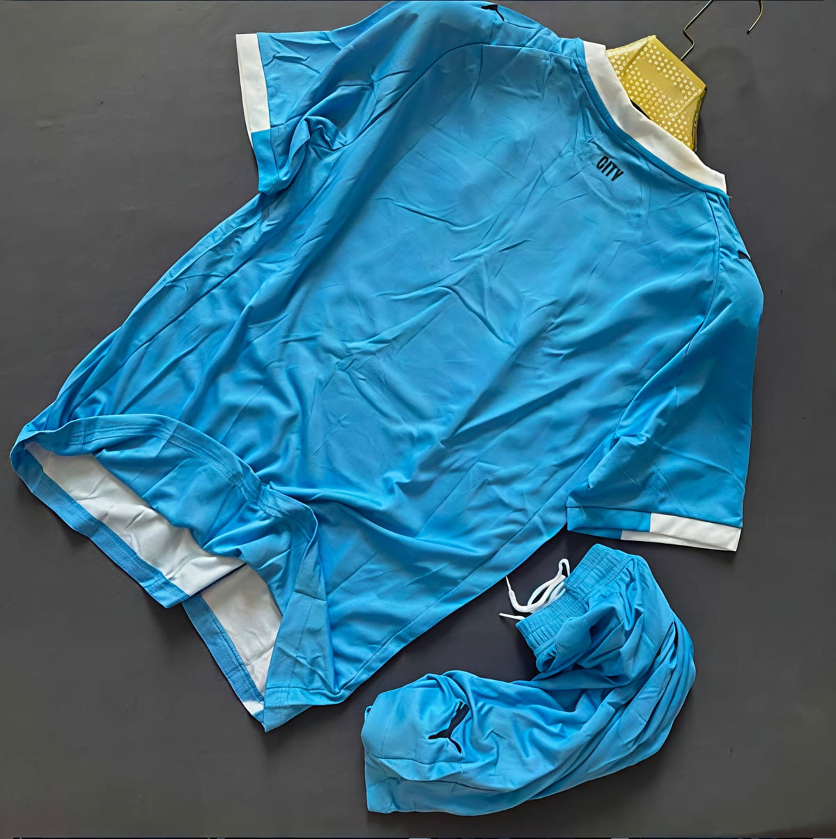 Manchester City Home 2025-26 Jersey Set(FAN VERSION)
